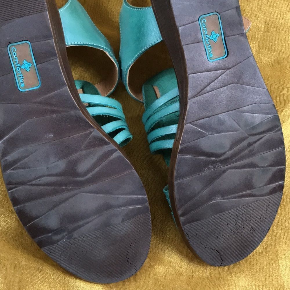 Comfortiva Leather Sandals Made in Mexico. - Picture 8 of 12